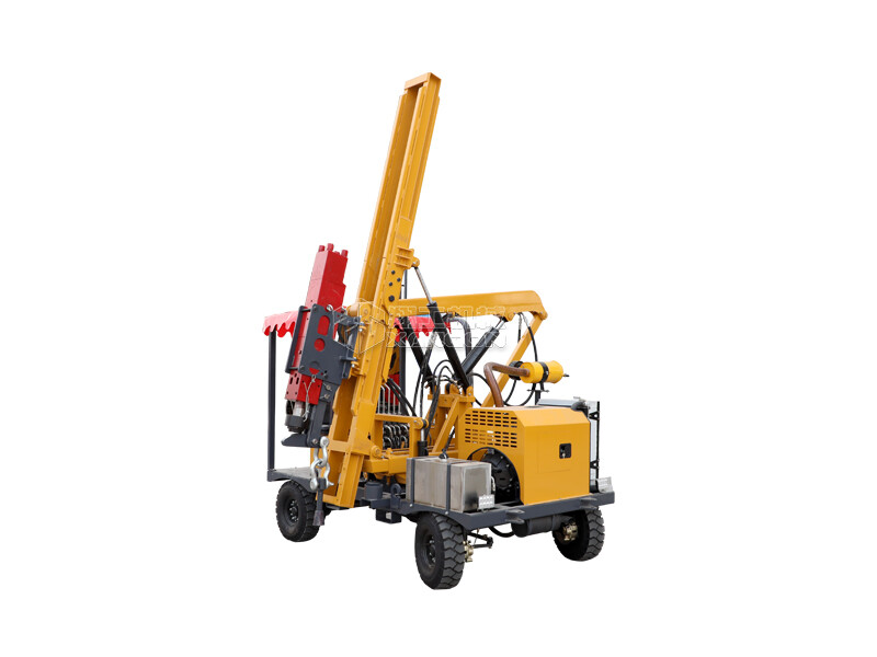 公路護(hù)欄打樁鉆孔機(jī)