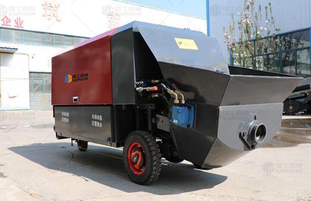 混凝土輸送泵，泵送后的工作不能落下